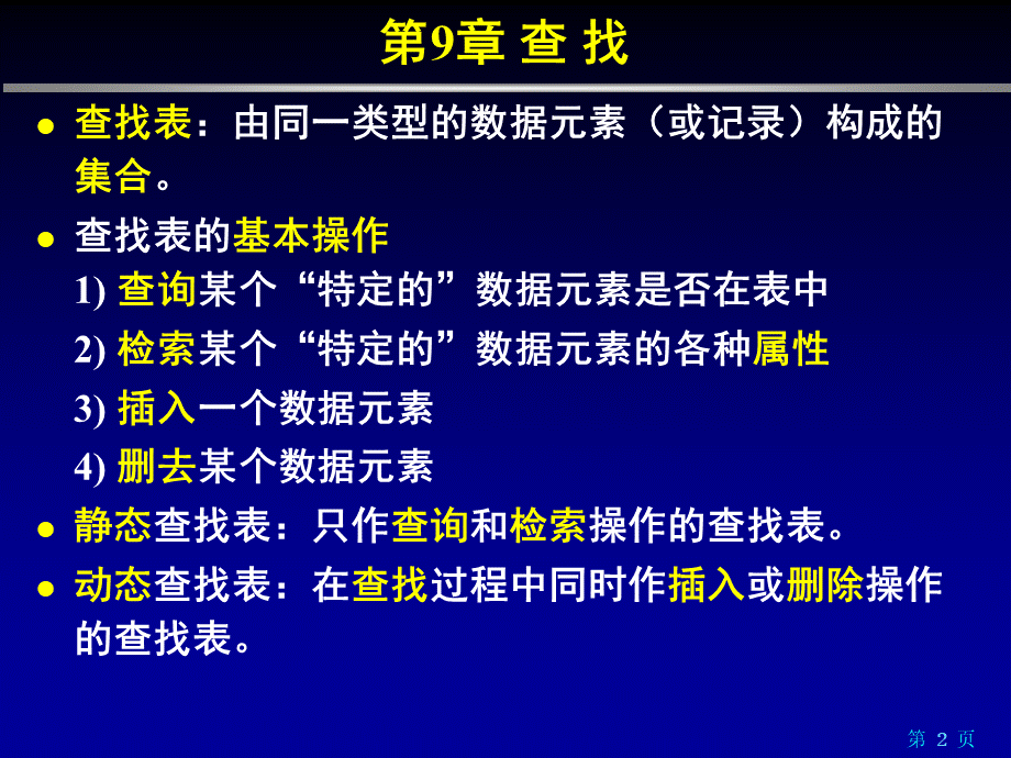 北京理工大学数据结构查找课件.ppt_第2页