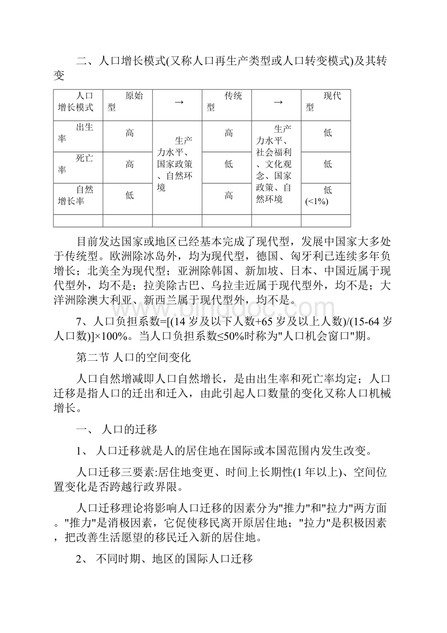 高中地理人教版必修二知识点总结副本Word下载.docx_第2页