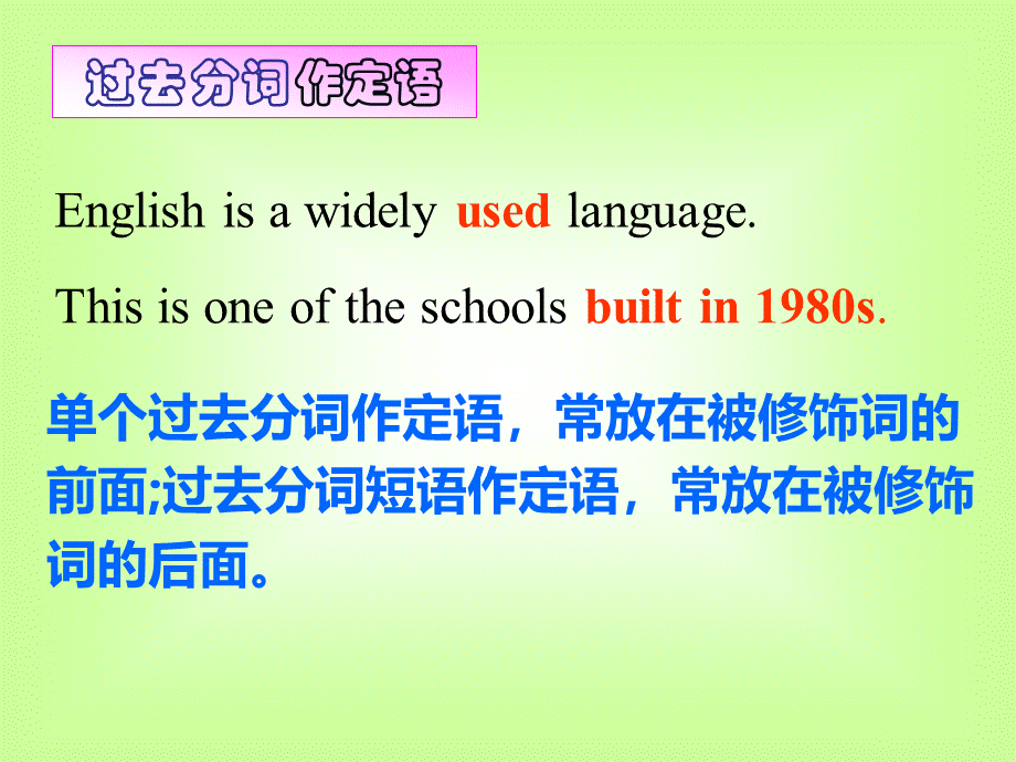 高中英语语法之过去分词.ppt_第2页