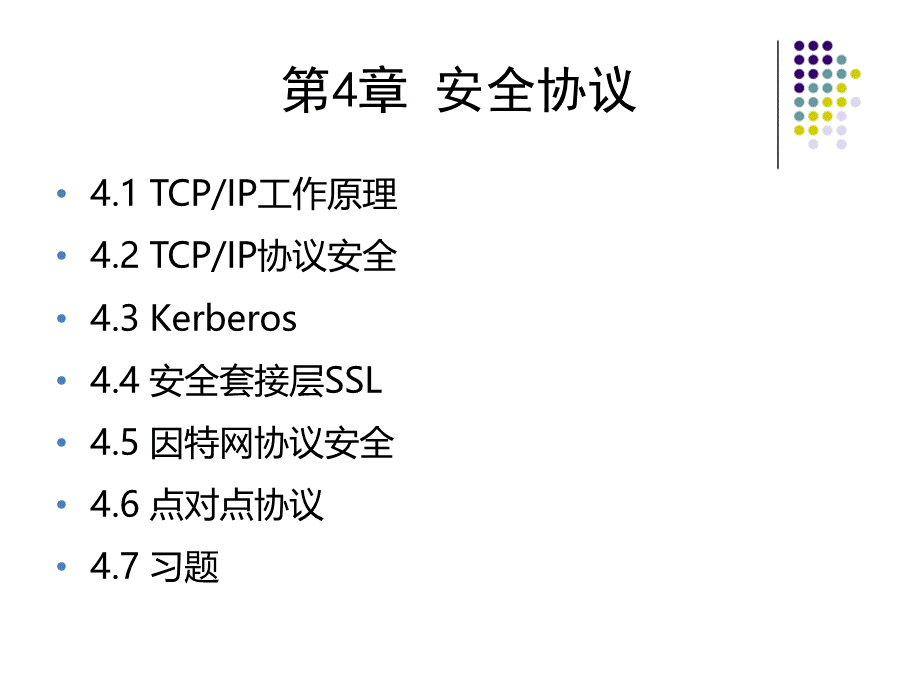 信息安全技术教程清华大学出版社-第四章.ppt_第1页