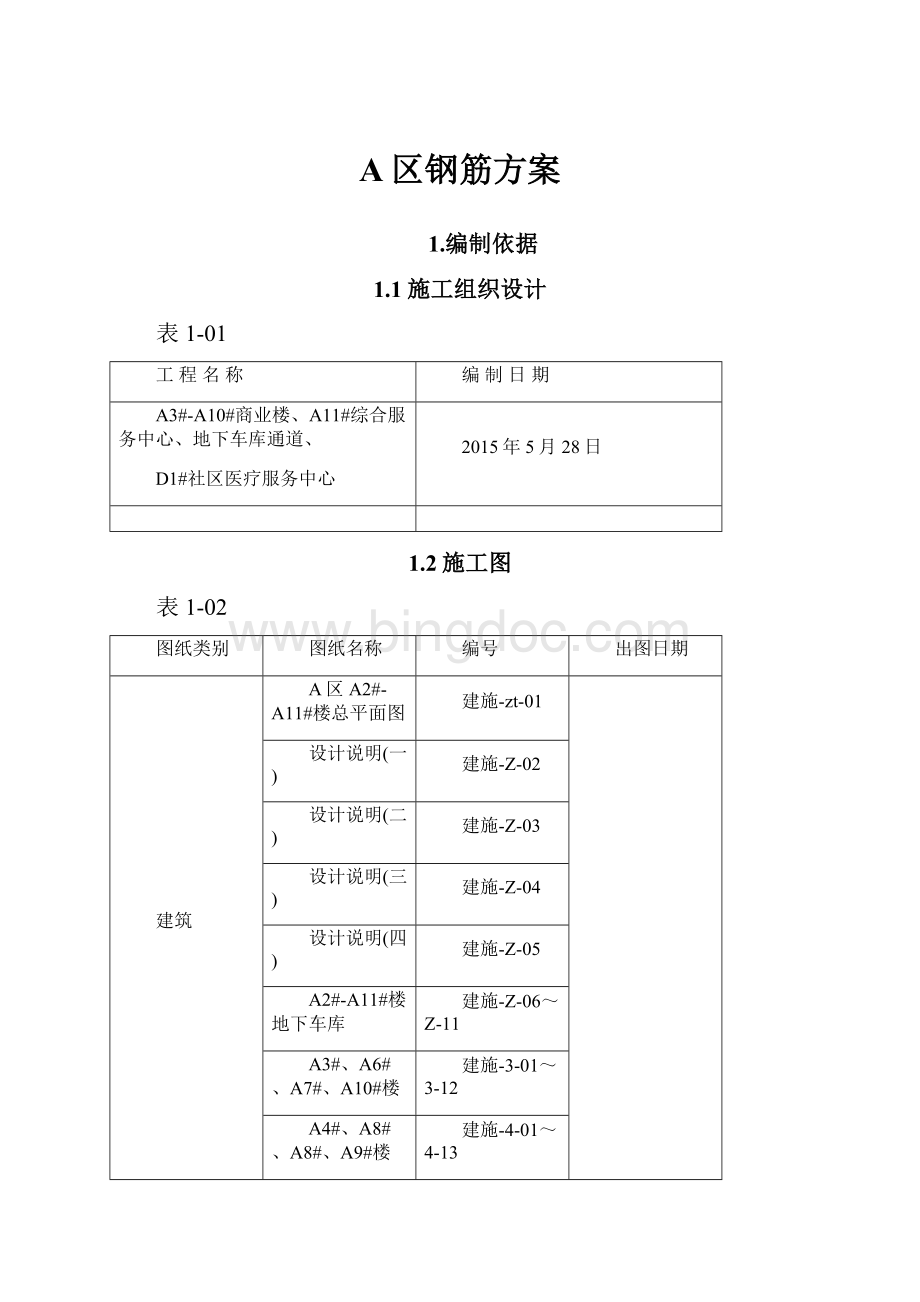 A区钢筋方案.docx