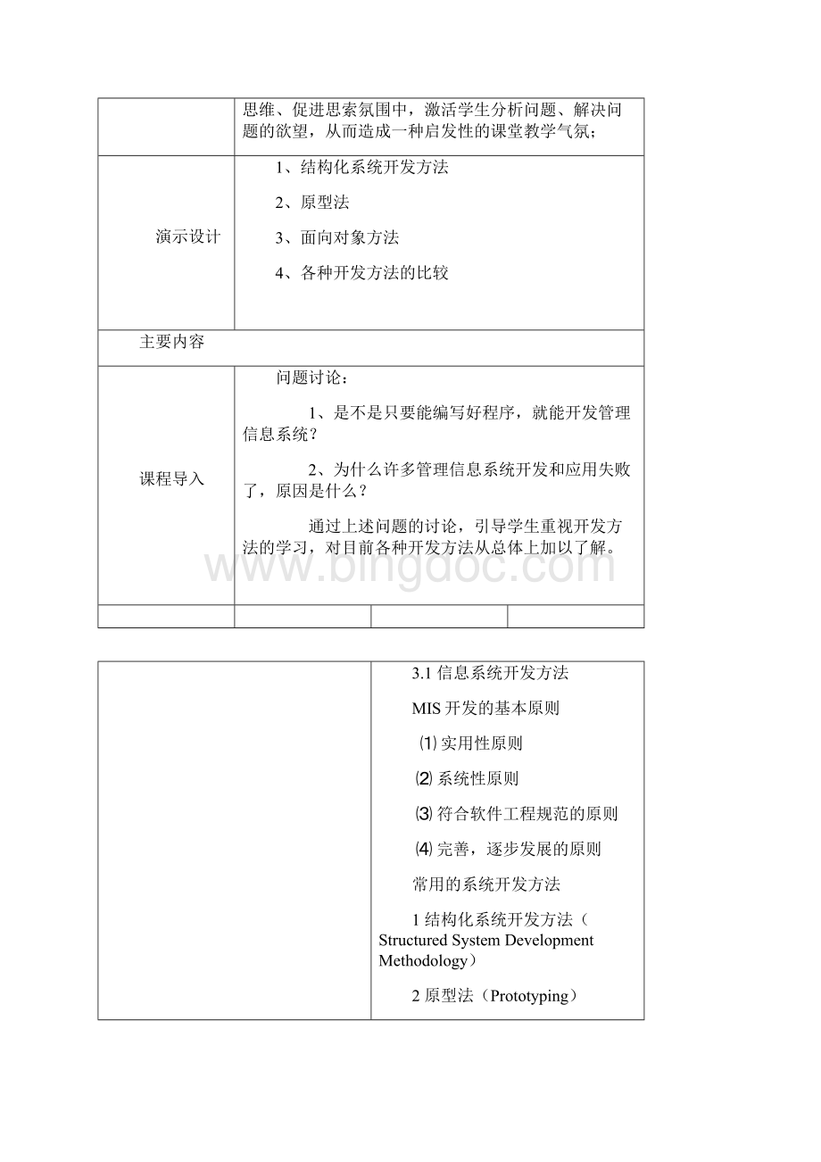 mis 教案 第三篇 开发方法与信息系统规划Word文件下载.docx_第2页