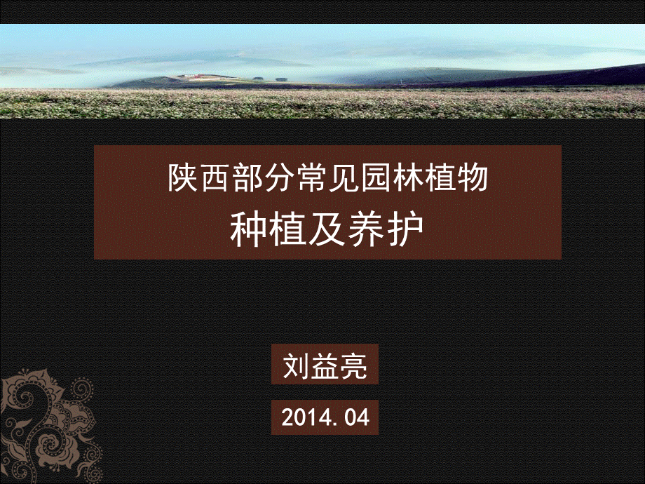 陕西常见园林植物种植及养护(精编篇).ppt_第1页