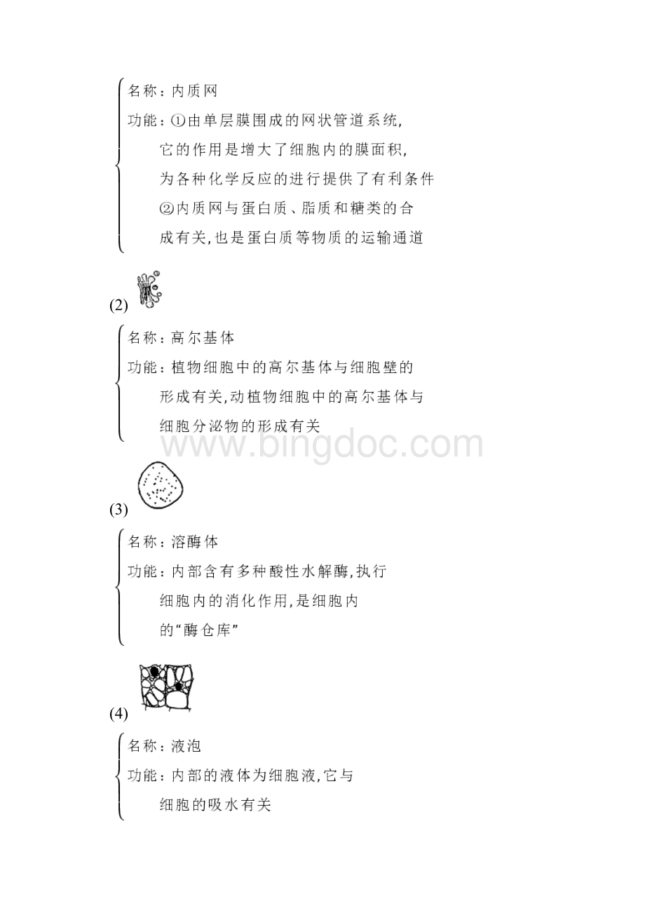 版高中生物第一单元第二章细胞的构成第二节细胞的基本结构教案中图版必修1Word文档格式.docx_第3页