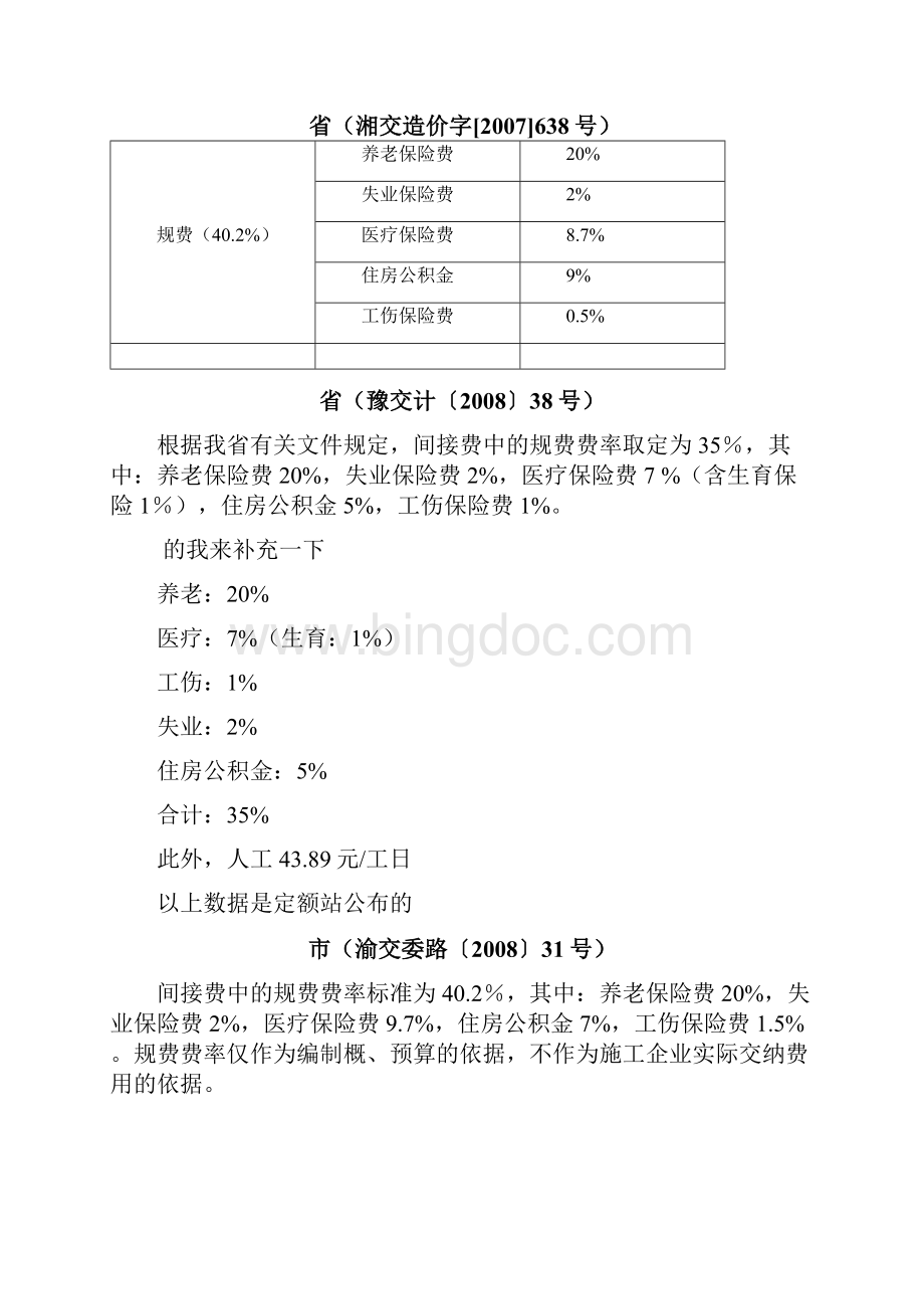 各公路工程规费费率汇总.docx_第2页