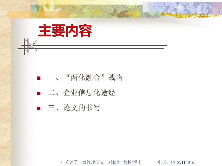 信息管理与信息系统专题讲座.ppt_第2页