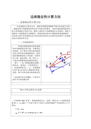 边坡稳定性计算方法.docx