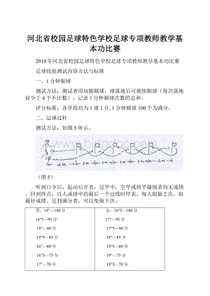 河北省校园足球特色学校足球专项教师教学基本功比赛.docx