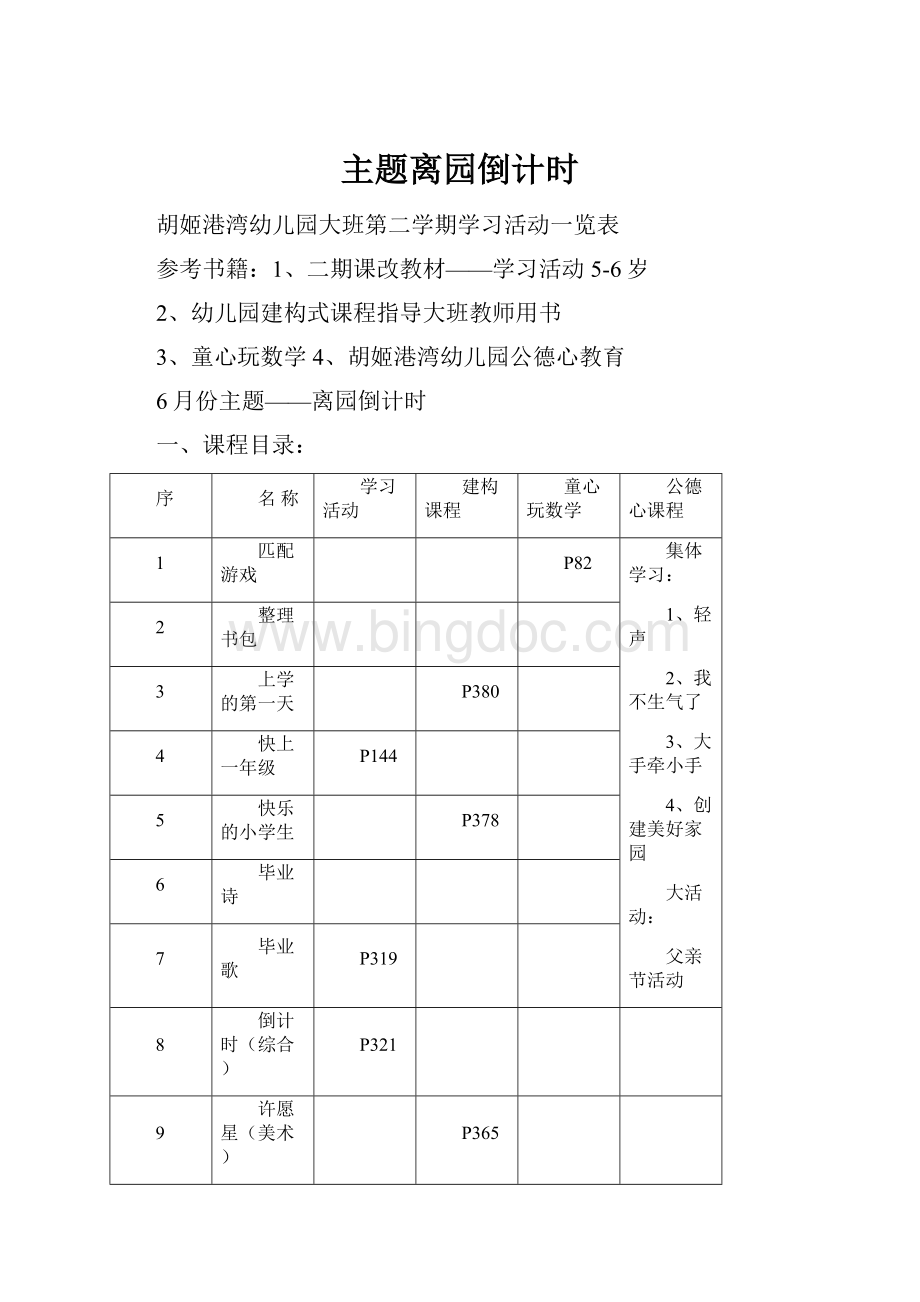 主题离园倒计时Word格式.docx_第1页