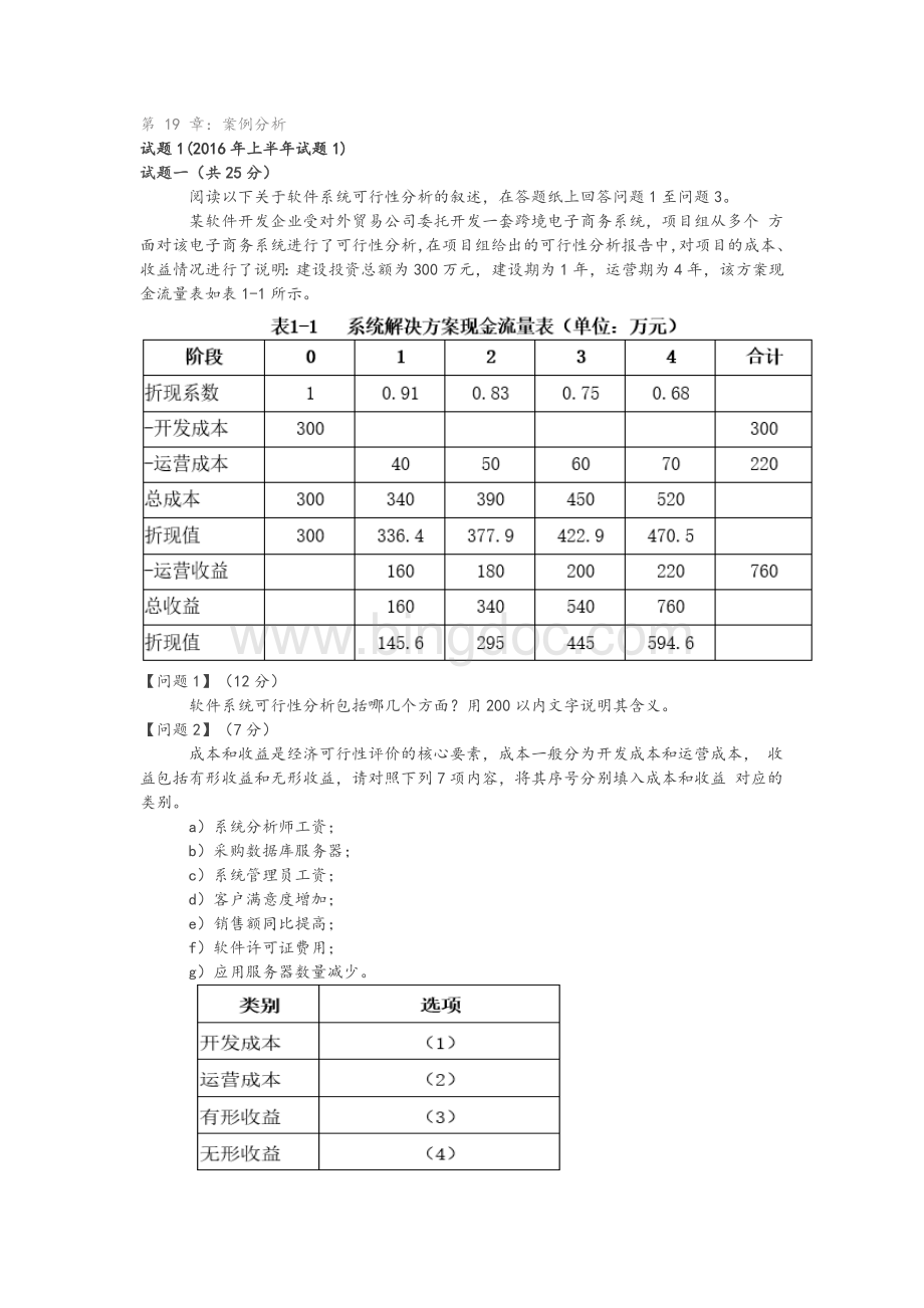 系统分析师案例分析答题技巧文档格式.docx