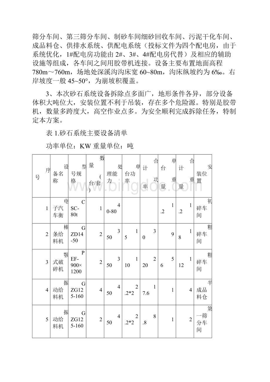 砂石系统拆除方案Word文件下载.docx_第2页