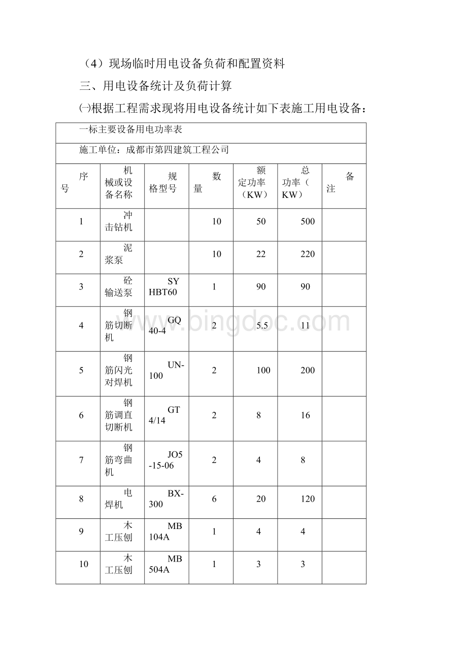 成彭桥梁临电方案文档格式.docx_第2页