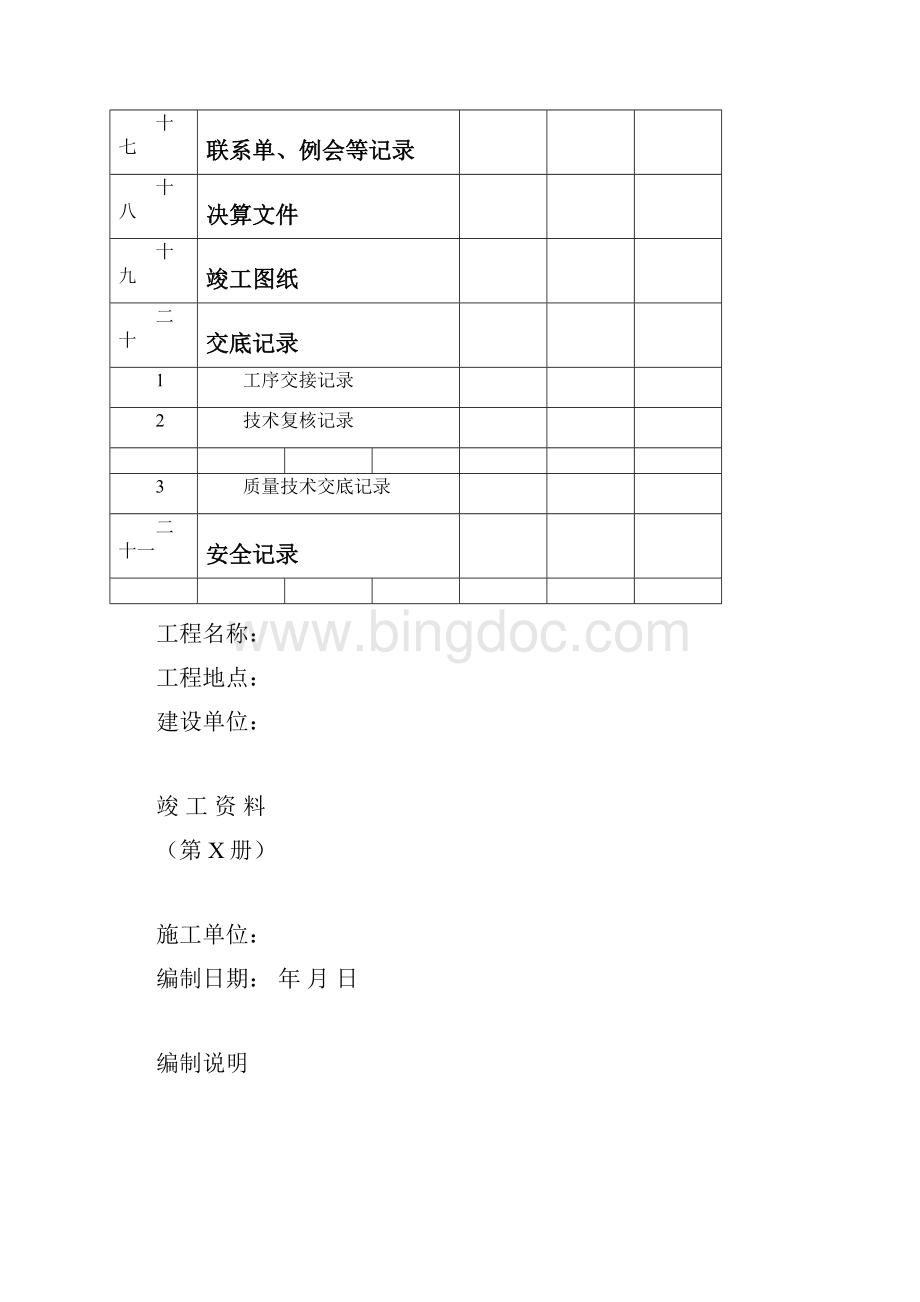 装修工程竣工档案资料Word格式.docx_第3页