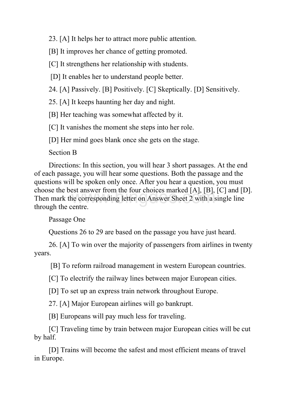 六级听力试题及答案含原文.docx_第3页
