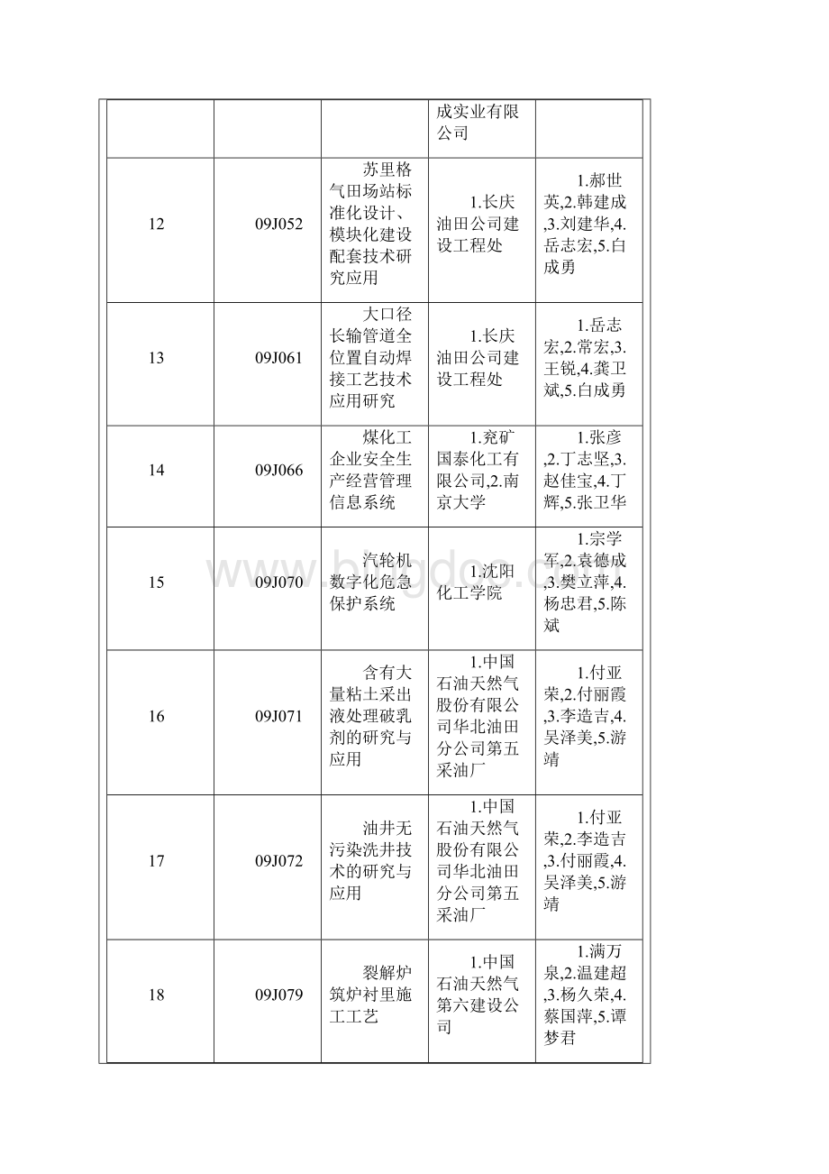 中国石油和化学工业协会科技奖励授奖项目.docx_第3页