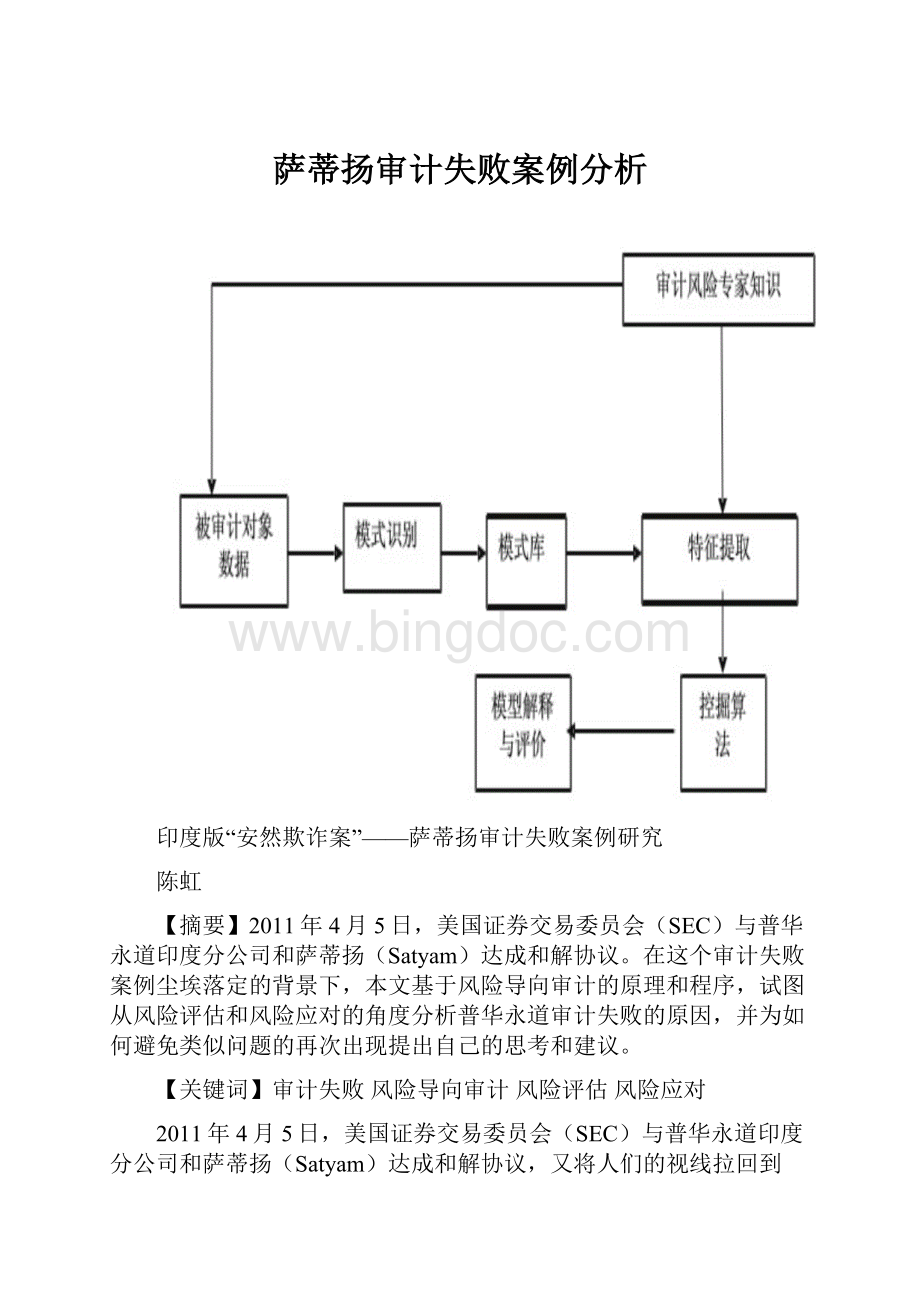 萨蒂扬审计失败案例分析Word格式.docx