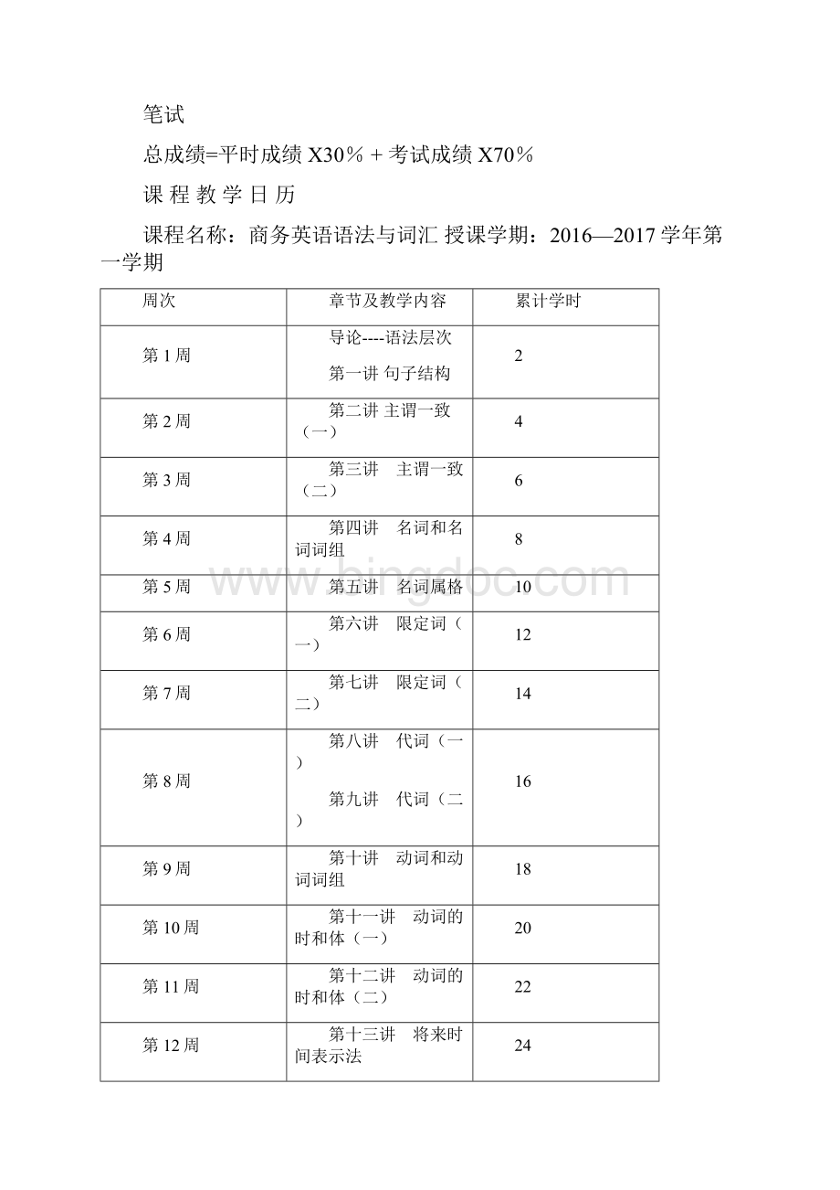 新编英语语法教程 教案 章振邦上精编版.docx_第2页