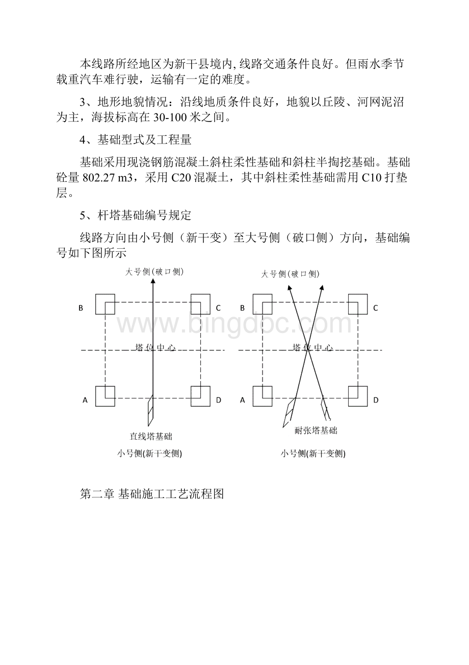 电力铁塔基础施工设计方案Word文档格式.docx_第2页