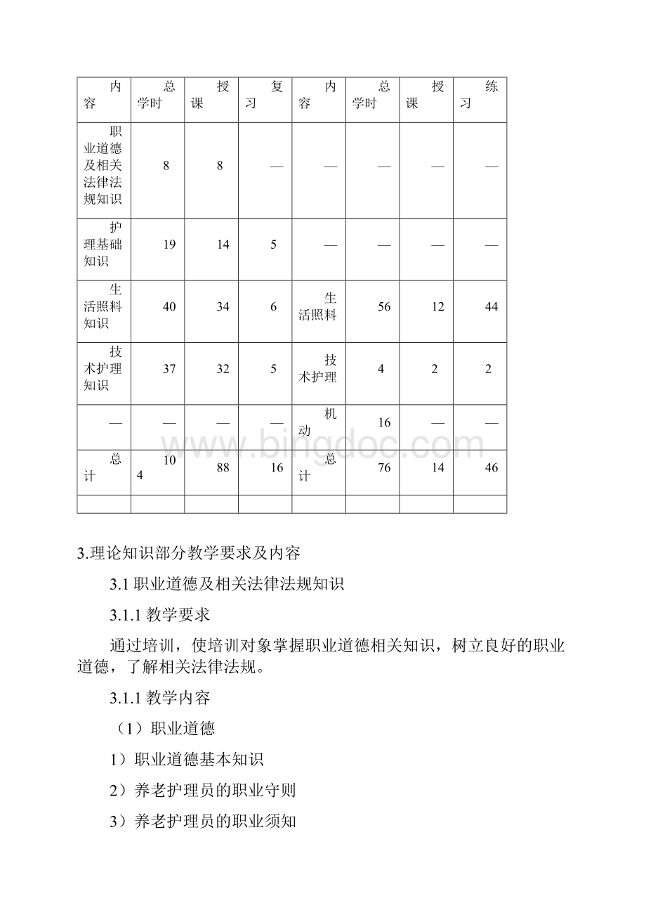 养老护理员培训计划大纲.docx_第3页