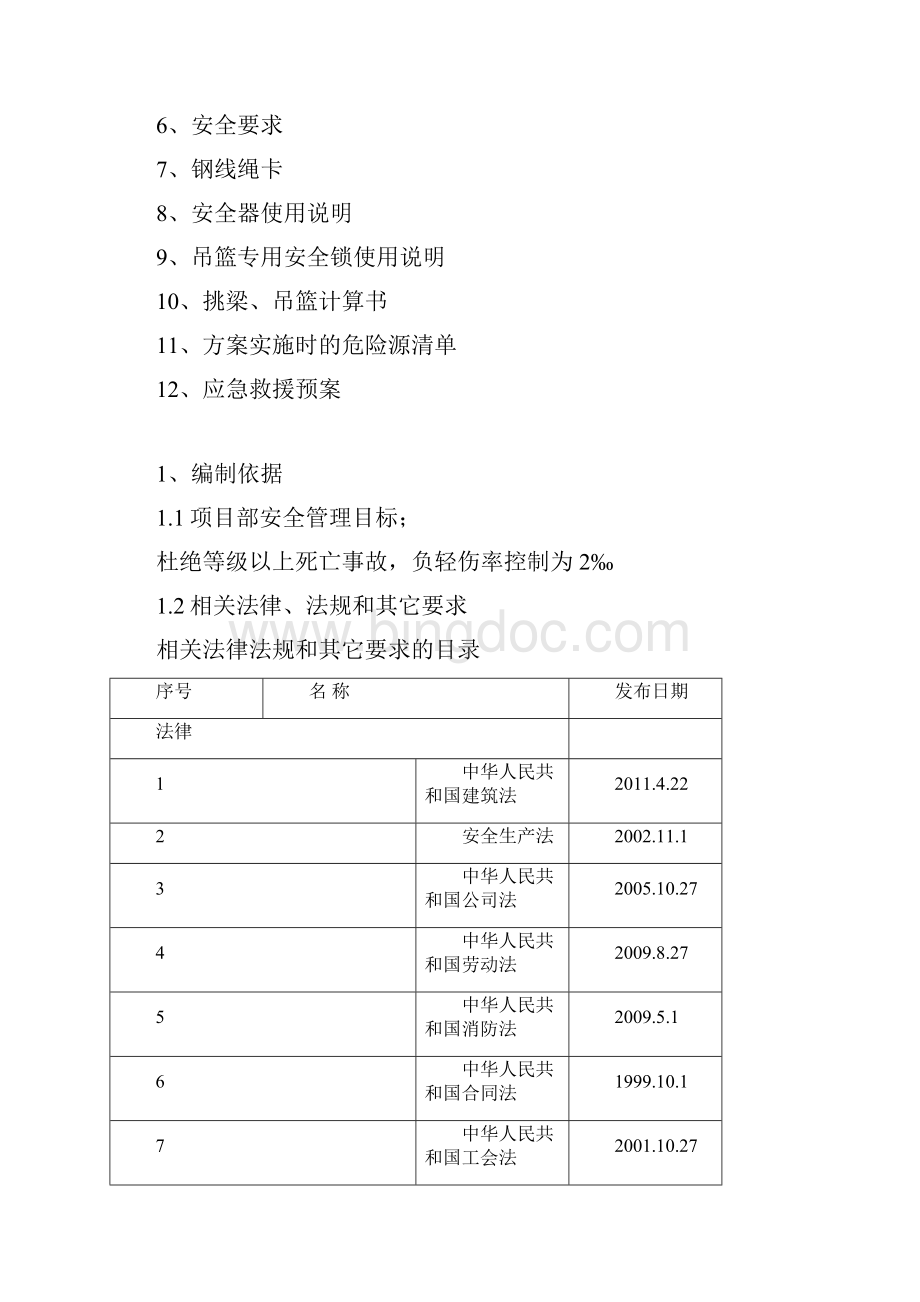 吊篮专项施工方案讲诉教材Word文档下载推荐.docx_第2页