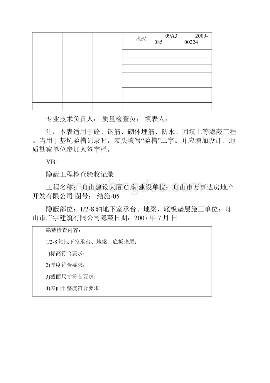 人防隐蔽工程验收记录Word文档下载推荐.docx_第2页