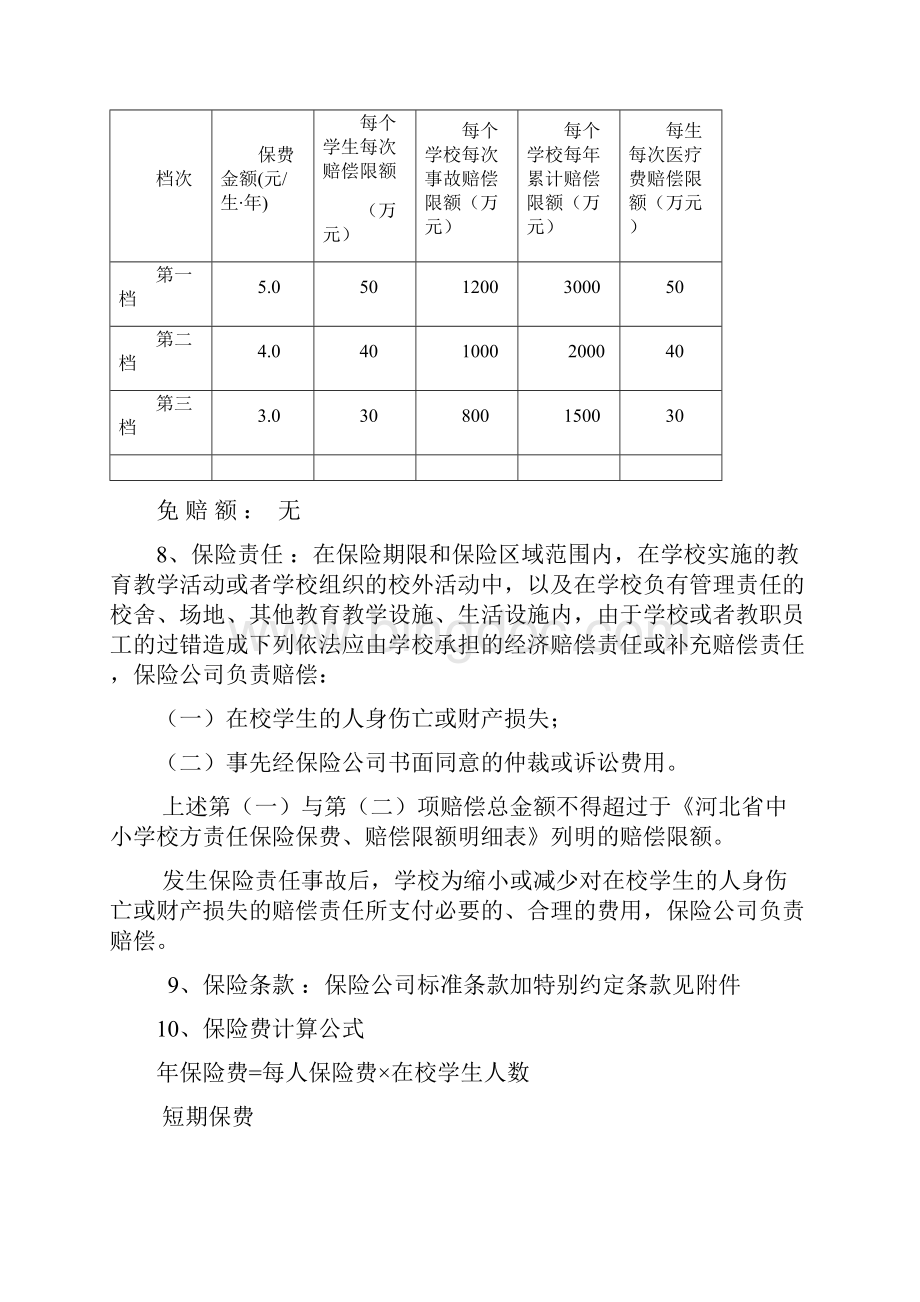 河北省校方责任保险保险协议Word格式文档下载.docx_第3页