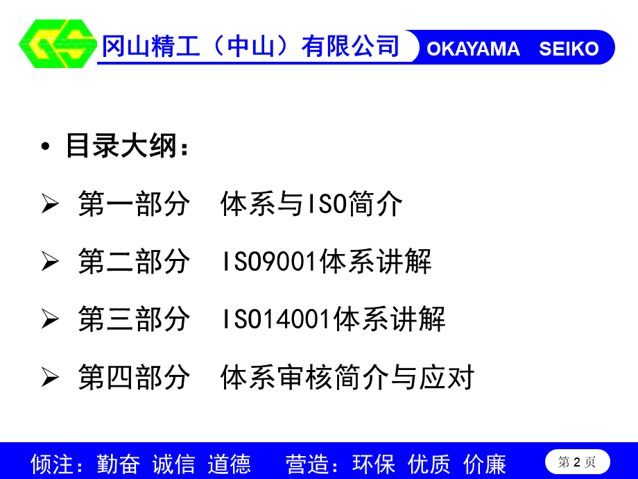 自编管理体系基础知识培训教材优质PPT.ppt_第2页