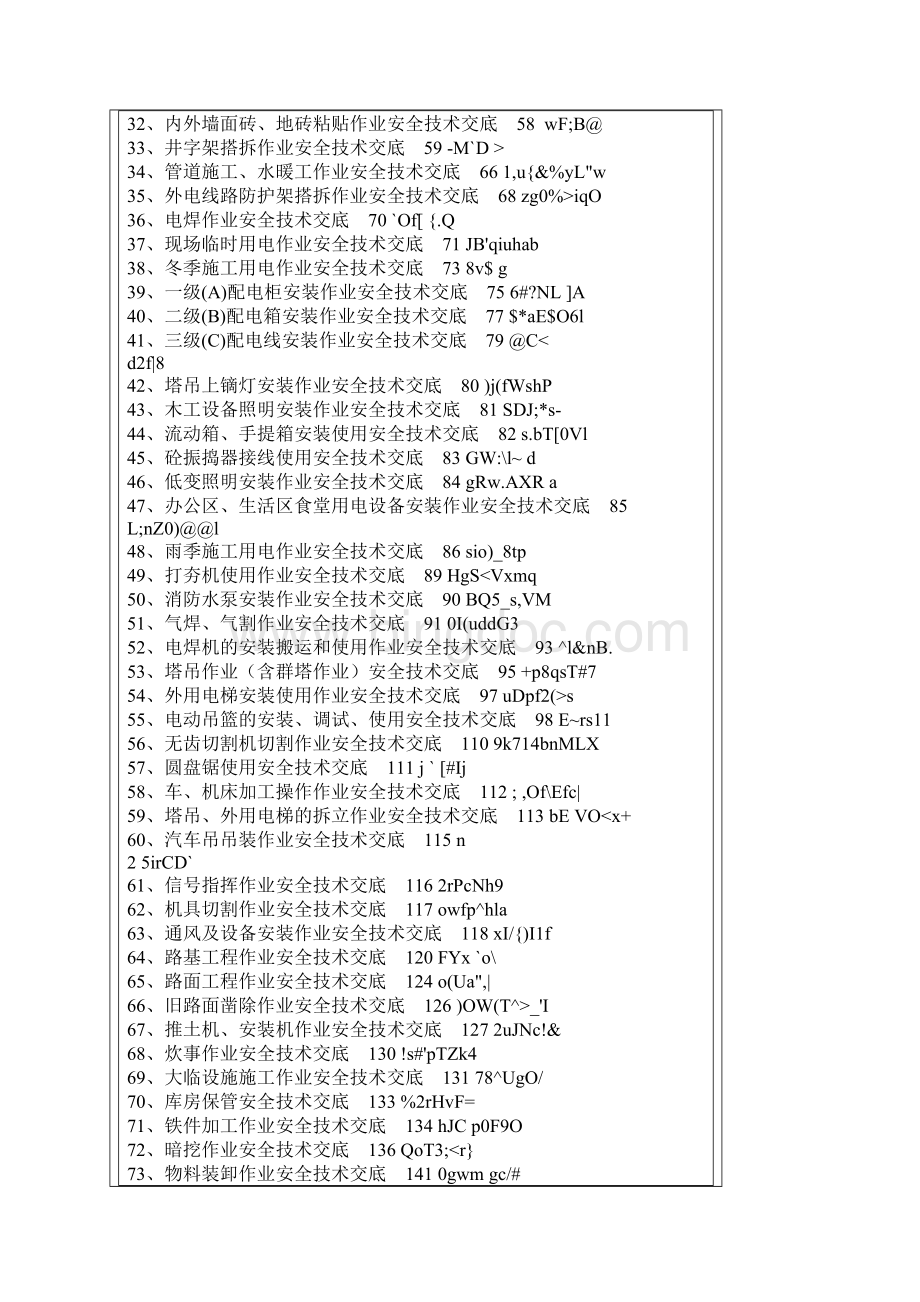 全套安全技术交底文档格式.docx_第2页