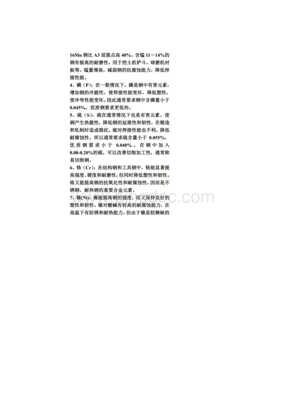 各种元素对钢材性能的影响Word文档下载推荐.docx_第2页