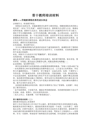 骨干教师培训讲座材料1.doc