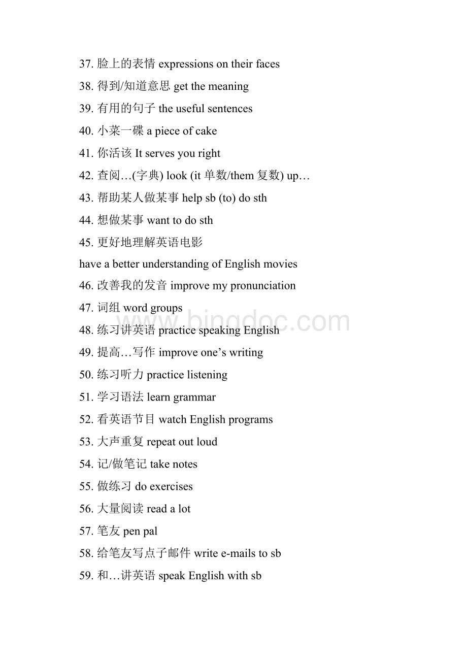 新目标九年级上16单元短语总结分析.docx_第3页