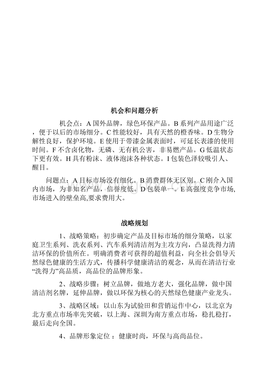 XX品牌清洁剂整合营销推广企划宣传案文档格式.docx_第3页