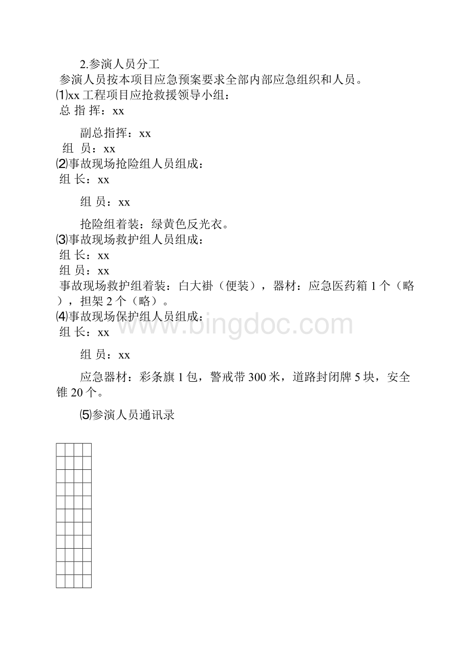 溺水应急演练专项方案Word下载.docx_第3页