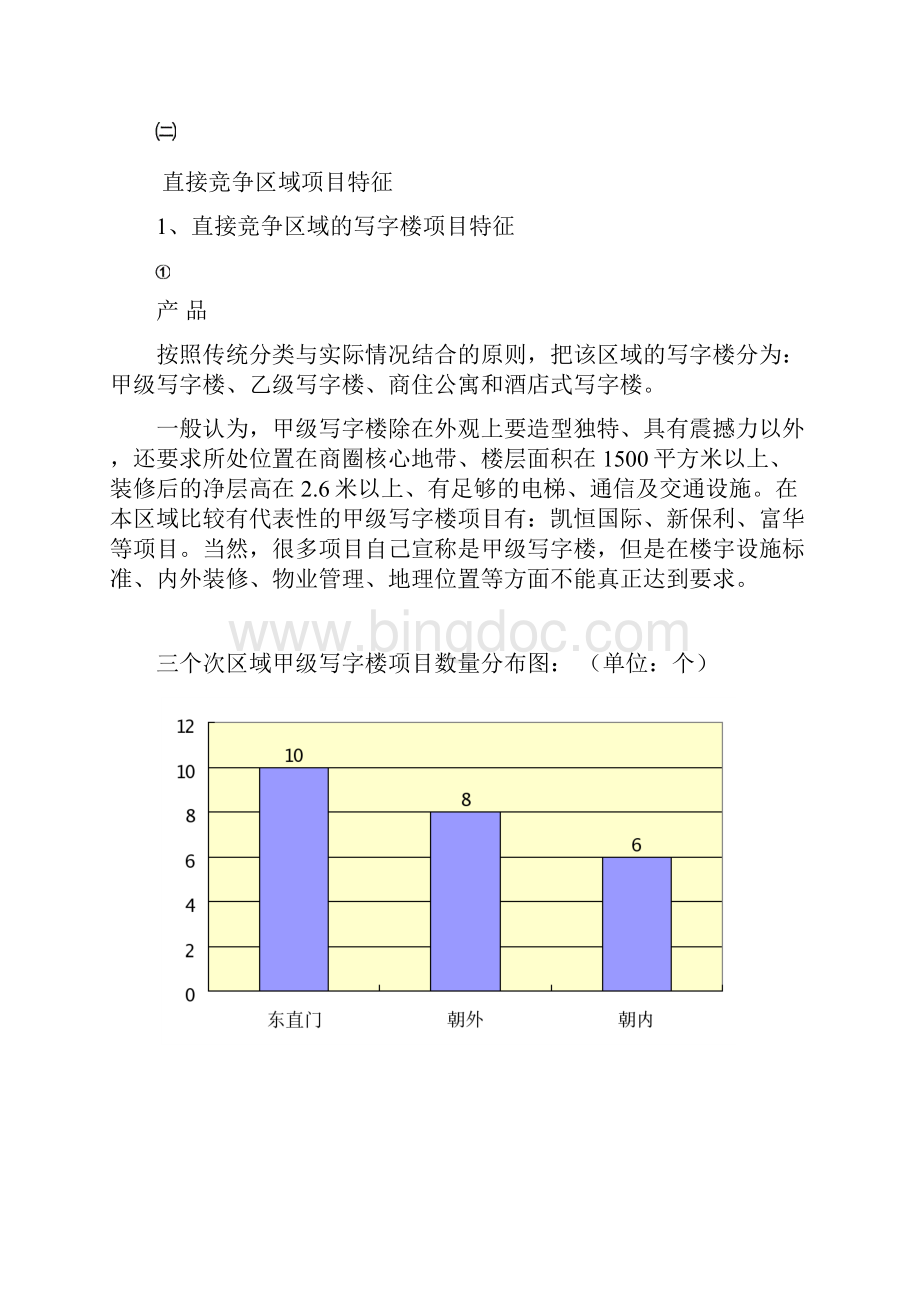 北京朝阳门立交桥写字楼市场竞争区域比较与分析Word文档格式.docx_第2页