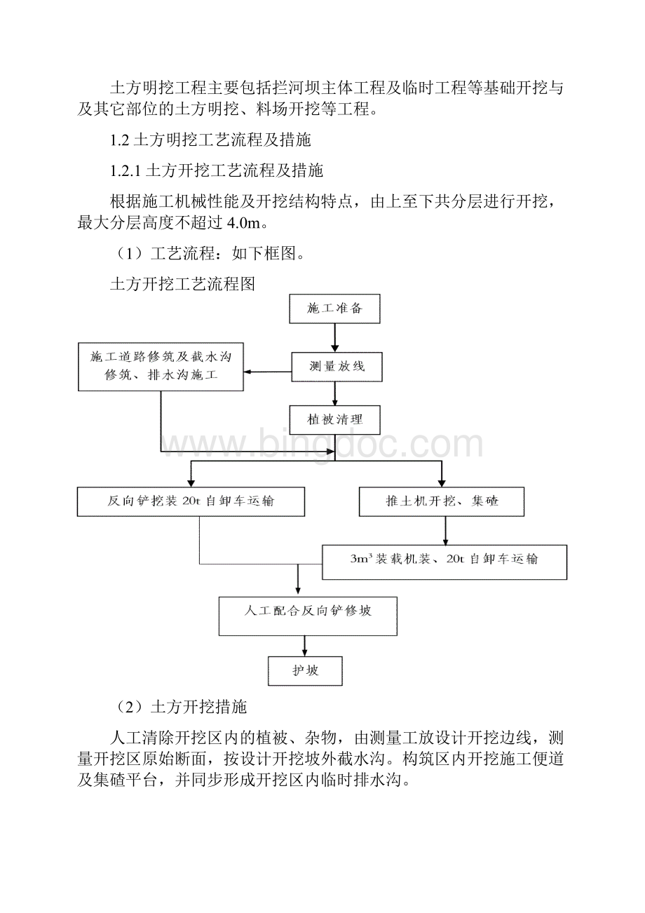 水利工程土石方开挖施工方案.docx_第2页