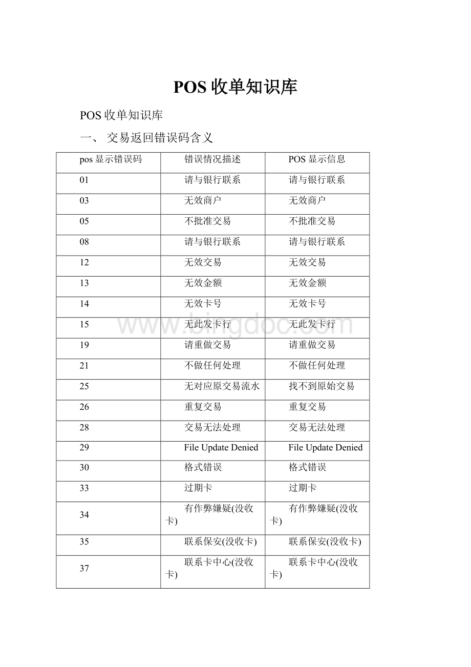 POS收单知识库.docx_第1页