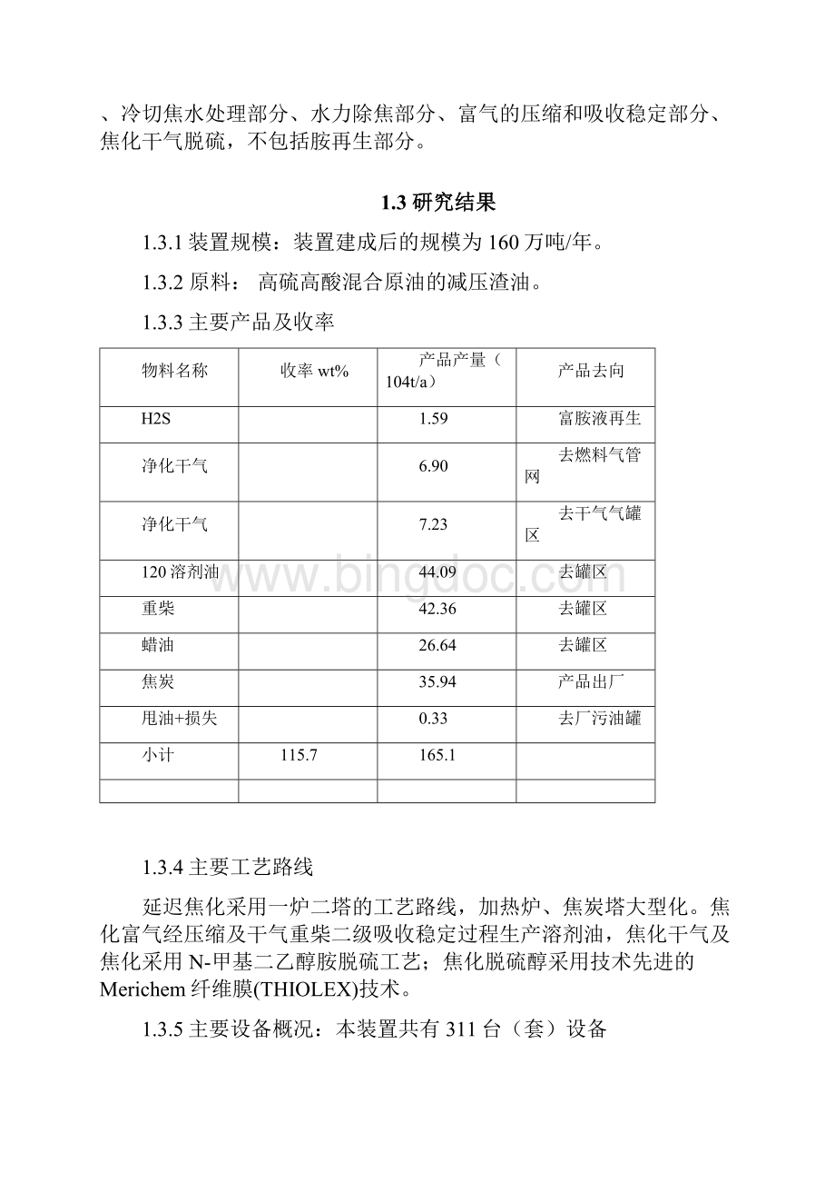 160万吨年延迟焦化装置建设可行性研究报告.docx_第2页