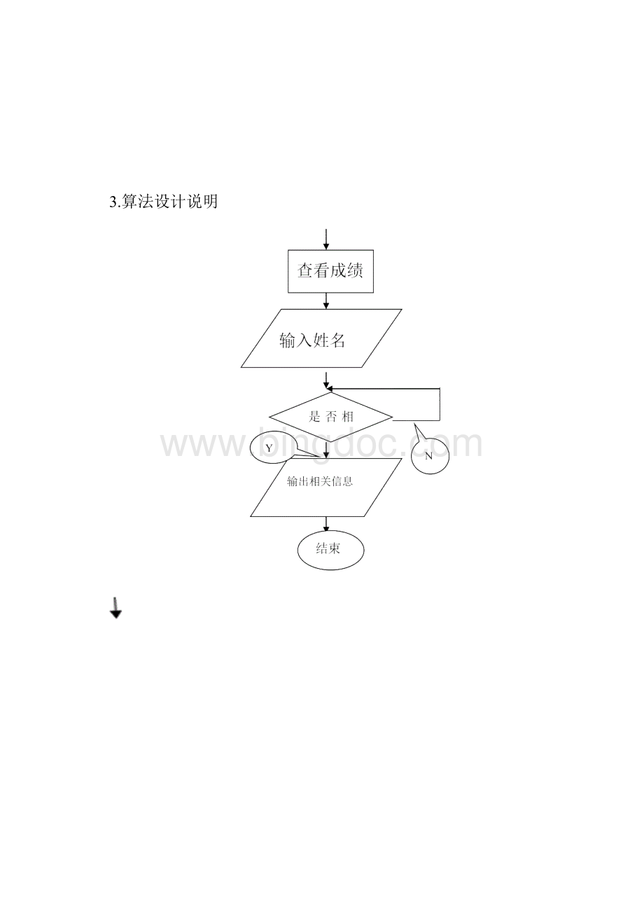 C课程设计报告学生成绩管理系统Word下载.docx_第3页