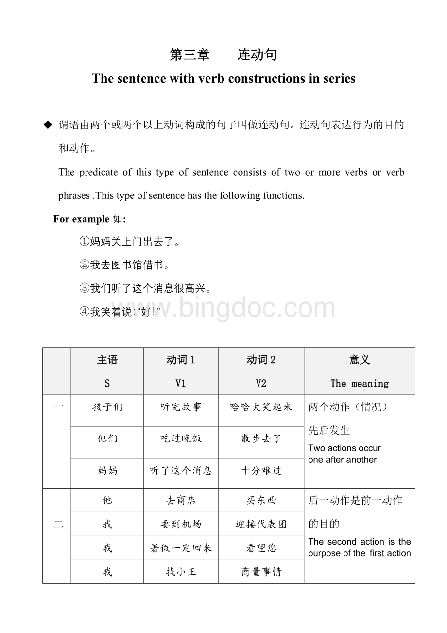 HSK4语法讲练三连动句Word下载.doc_第1页