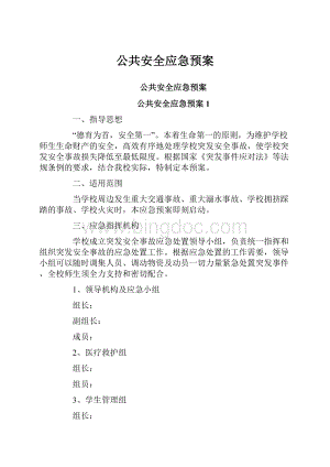 公共安全应急预案.docx