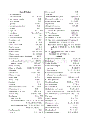 外研版高中英语必修2短语.doc