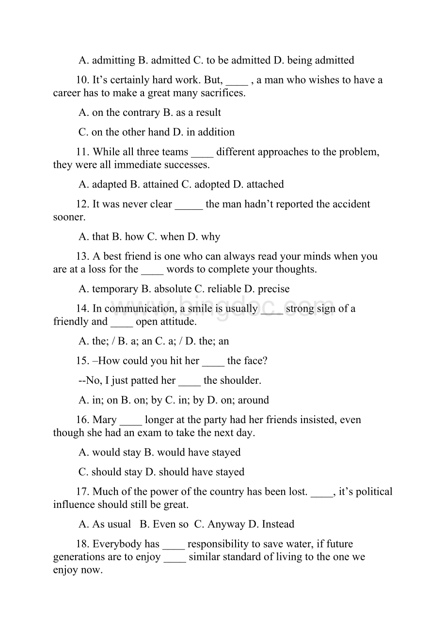 高三英语错题训练一6题.docx_第2页