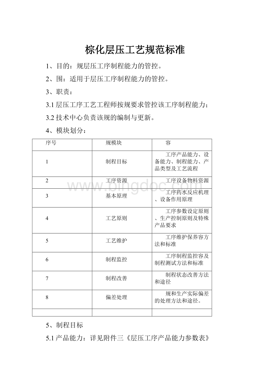 棕化层压工艺规范标准.docx