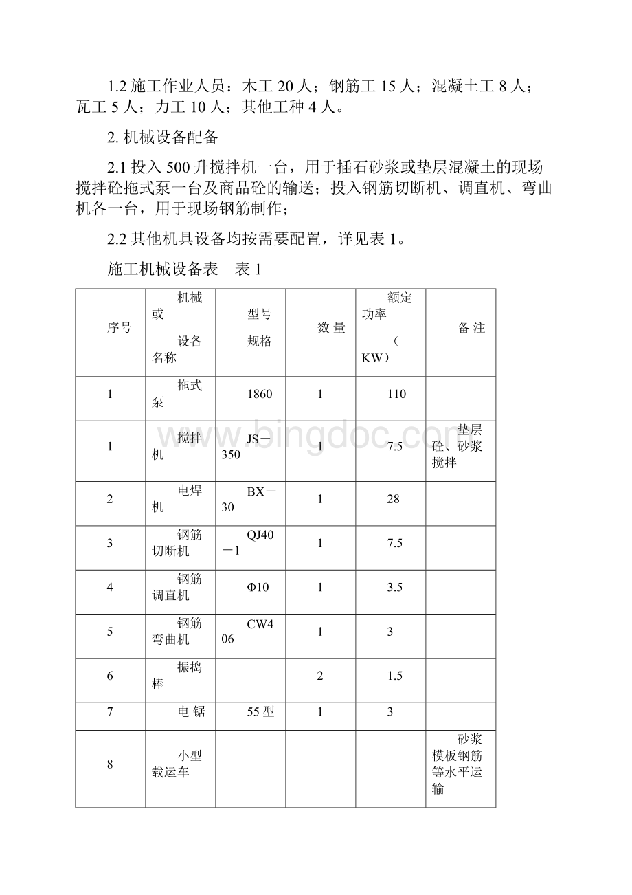 自来水暗渠施工方案Word文档格式.docx_第2页