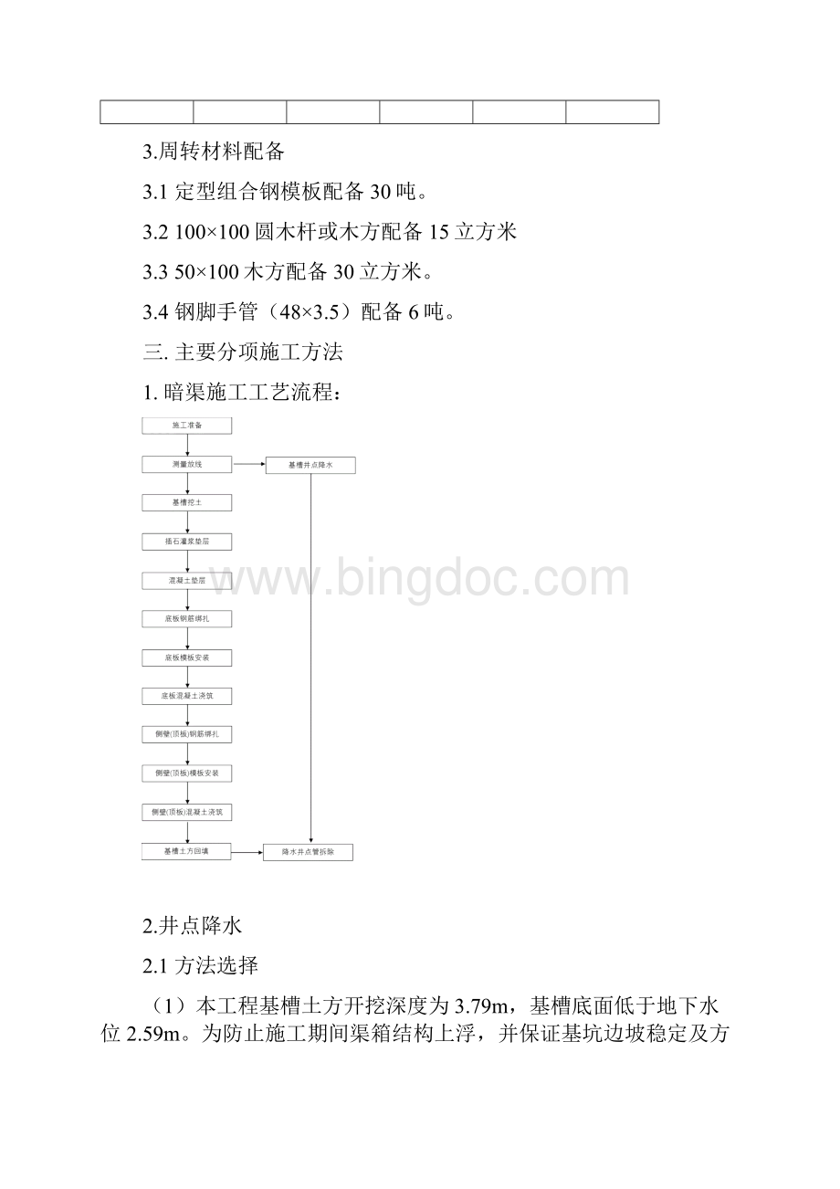 自来水暗渠施工方案.docx_第3页