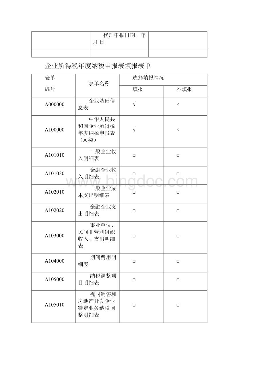 企业所得税年报申报表表格A类年版范文文稿文档格式.docx_第2页