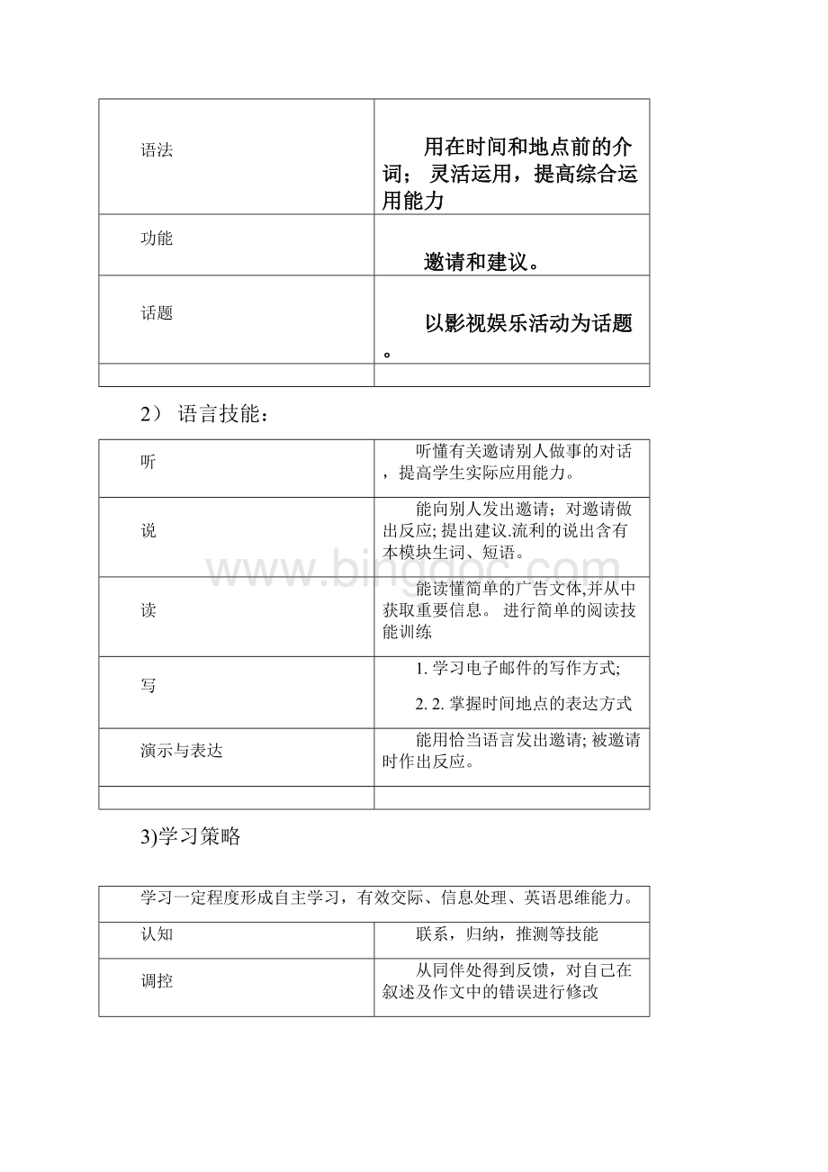 外研版初一上英语Module 6教案文档格式.docx_第2页