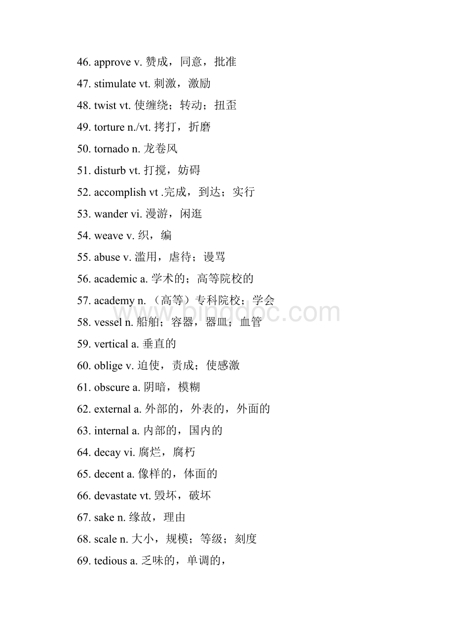 大学英语四级核心词汇Word格式.docx_第3页