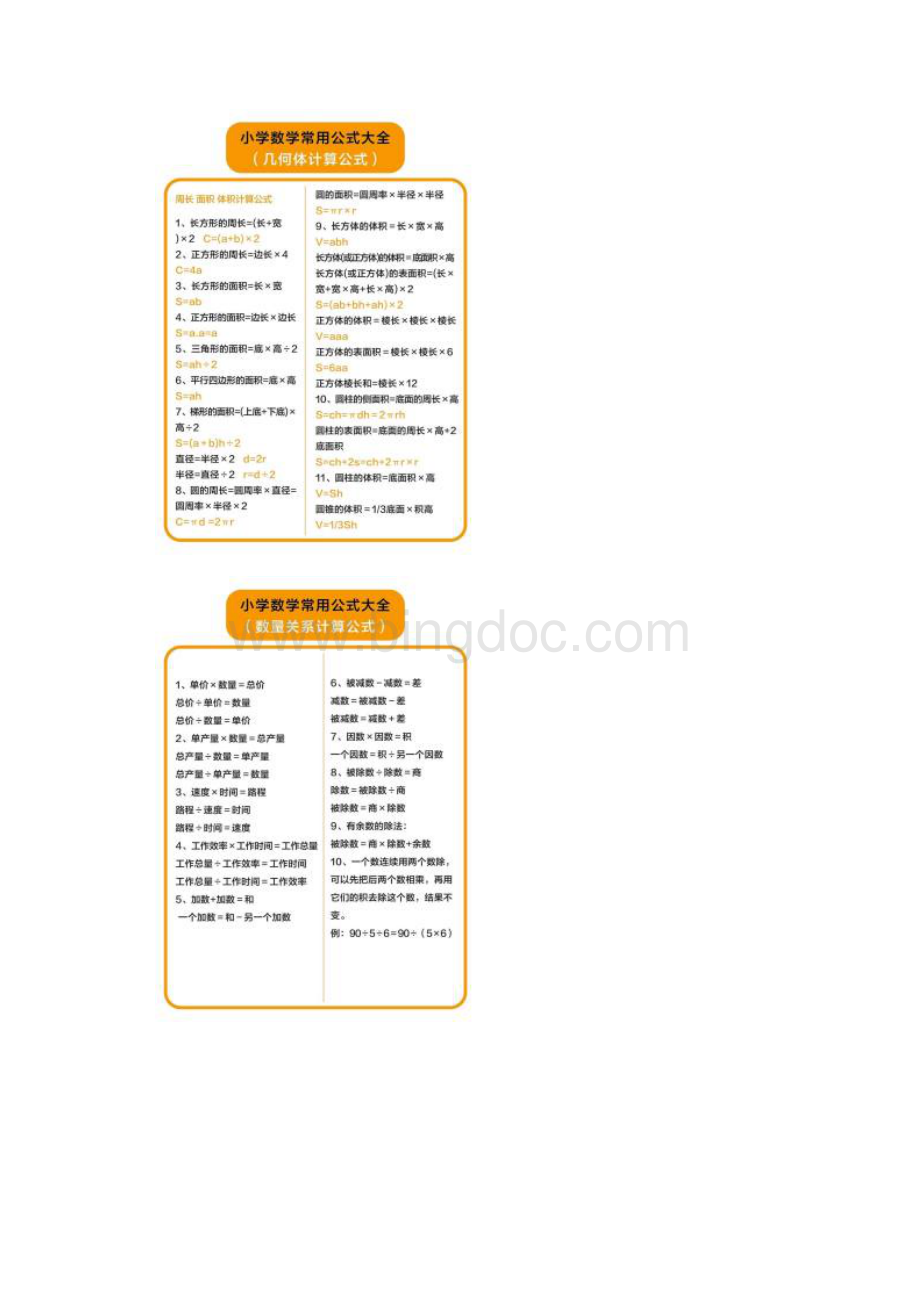 小学数学常用公式及公式练习题Word格式文档下载.docx_第2页