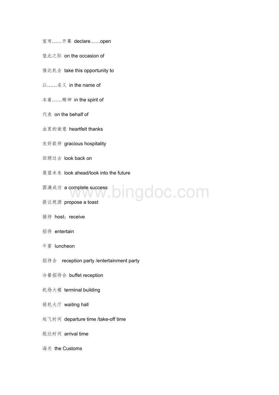 外事接待礼仪常用语Word格式文档下载.doc_第2页